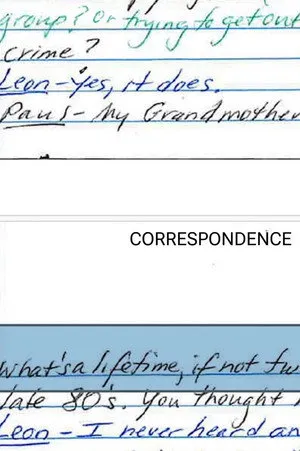 Correspondence
